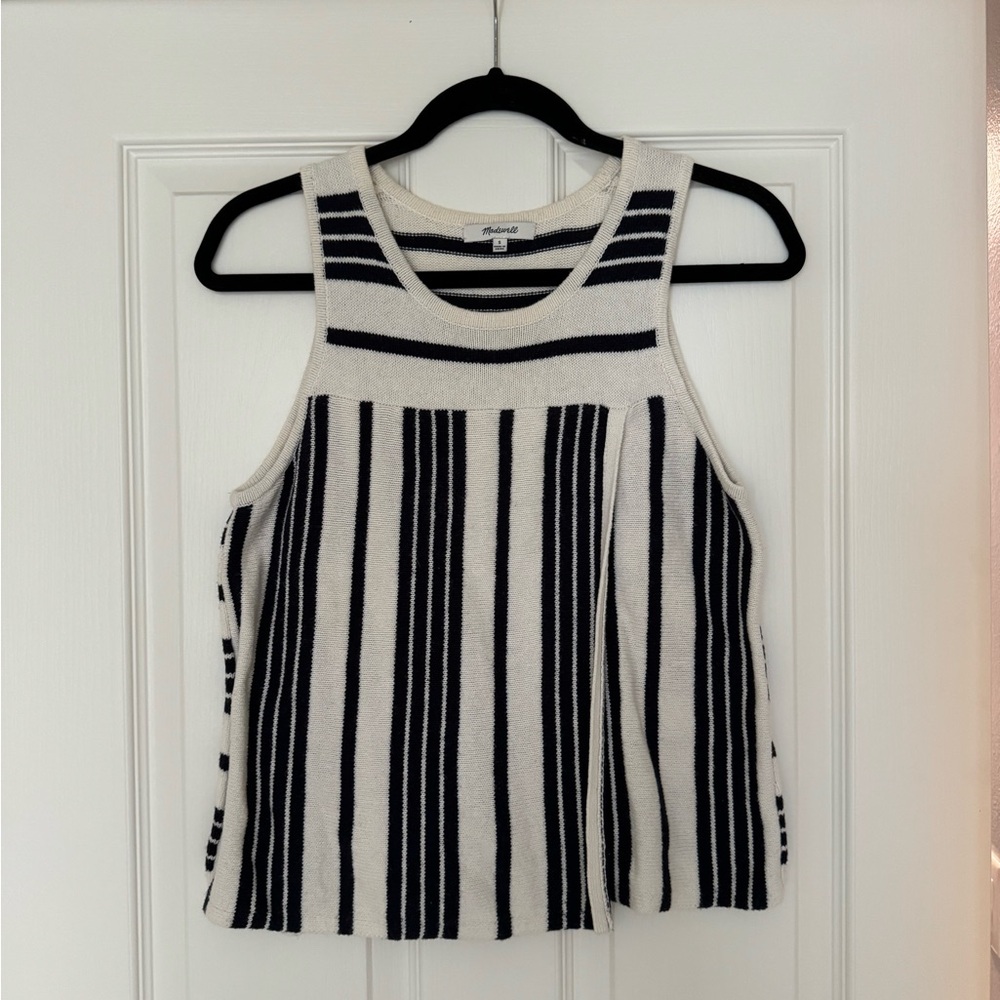 Madewell striped sweater knit tank
